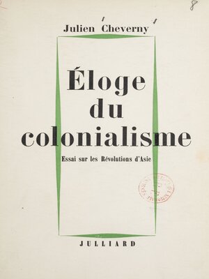 cover image of Éloge du colonialisme